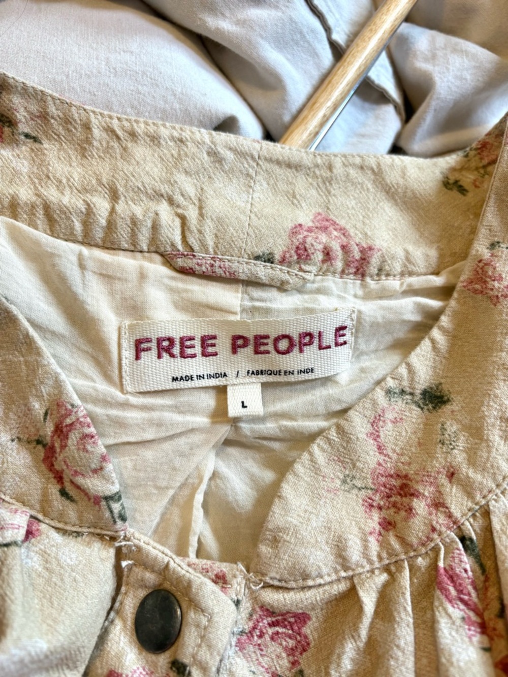 Free People Rory Floral Bomber Jacket size - Picture 8 of 9
